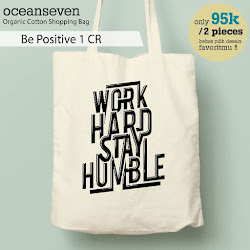 OceanSeven_Shopping Bag_Tas Belanja__Inspirational Quotes_Be Positive 1 CR