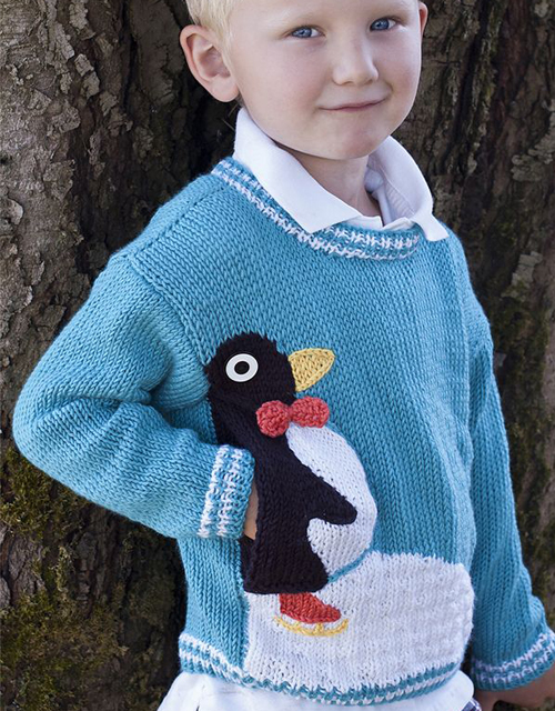 Penguin Pullover - Free Pattern 