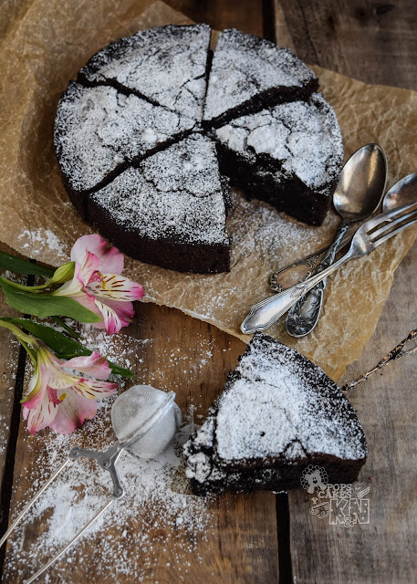 pastel de chocolate