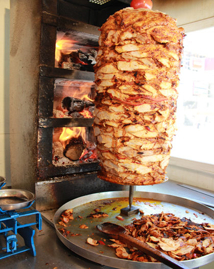 5- "Donner" or Turkish shawarma