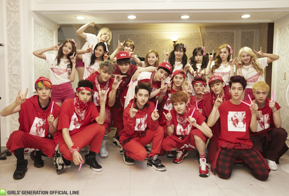 130608 SNSD with EXO @ 2013 Girls & Peace Concert In Seoul Day 1 ...