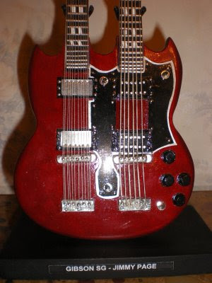 Miniguitarra Gibson SG Double Neck de Jimi Page por RD