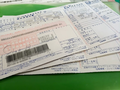 Japan National Health Insurance Payment Slips