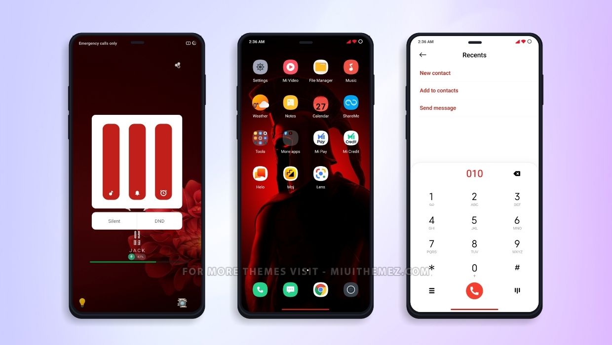 RED -P.A MIUI Theme