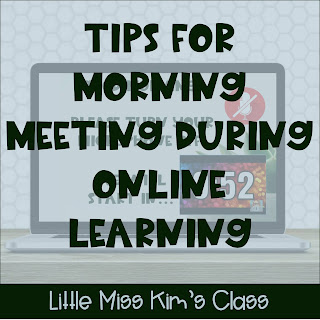 Tips for morning meeting during online learning