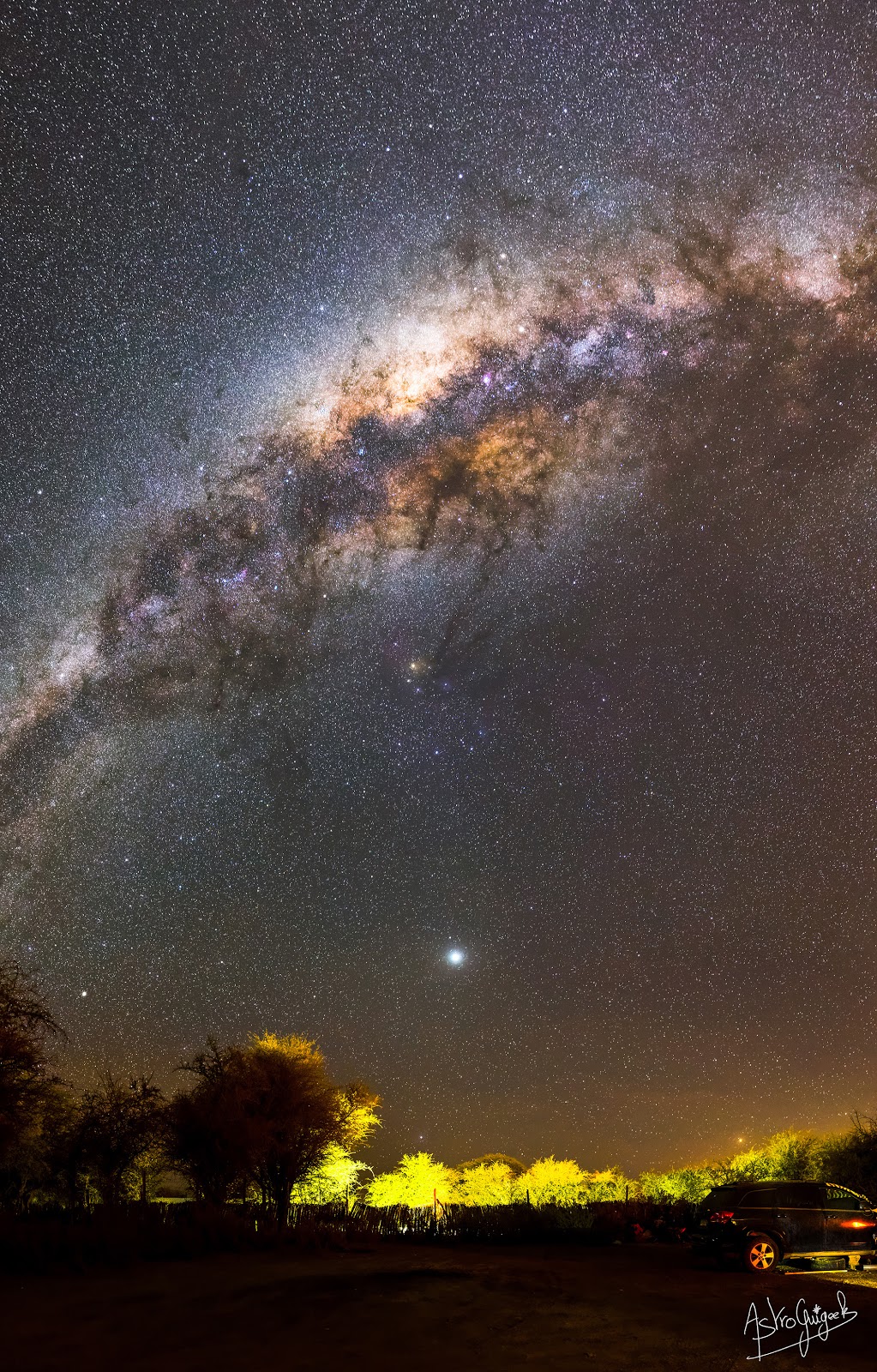 Voie Lactée au-dessus de San Pedro De Atacama