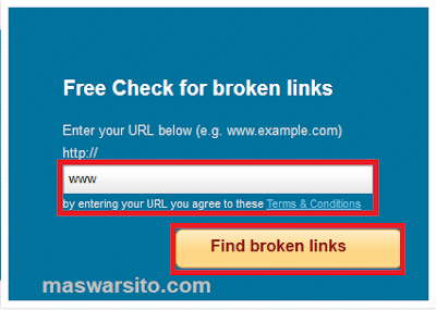 Cara Mengecek URL yang mati, URL tidak aktif, Broken Link dan Cara Memperbaikinya