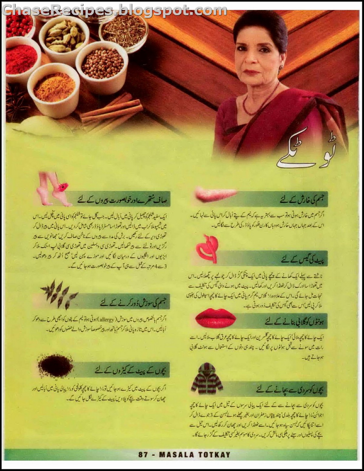 Zubaida Tariq Handi Programs Recipes Tips Totkay Chase Recipes