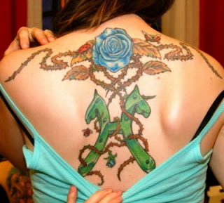 blue rose tattoo