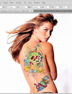  Easy To Add Color Tattoo On Body Make Sexy In Photoshop