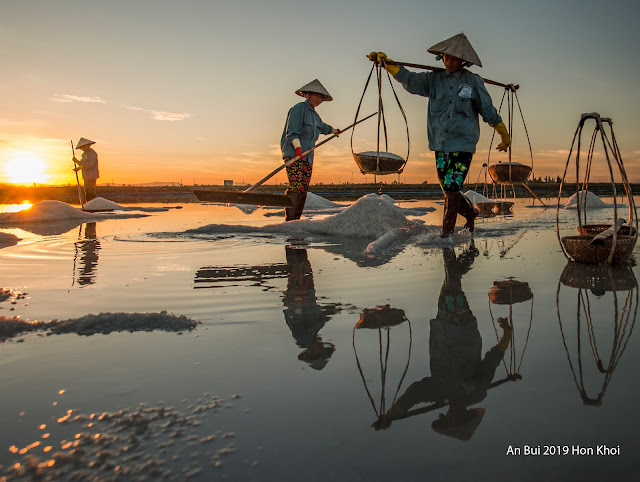Sáng tác ảnh gánh muối, lưu giữ lại hồn Việt xưa