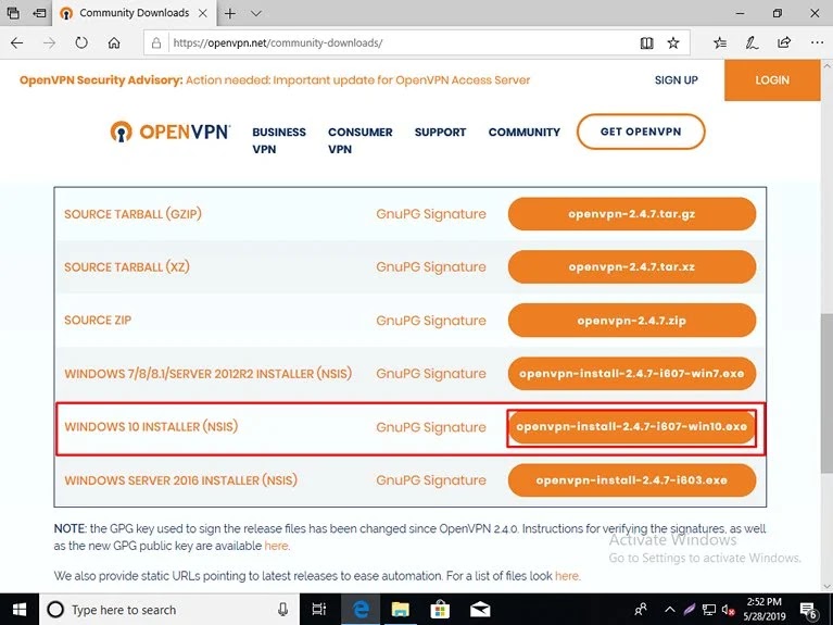 Steps To Set Up OpenVPN On Windows 10