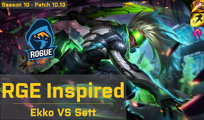 RGE Inspired Ekko JG vs Sett - EUW 10.13