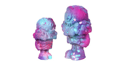 “Smurfberry” Mister Melty Timed Edition Concrete Figures by Buff Monster