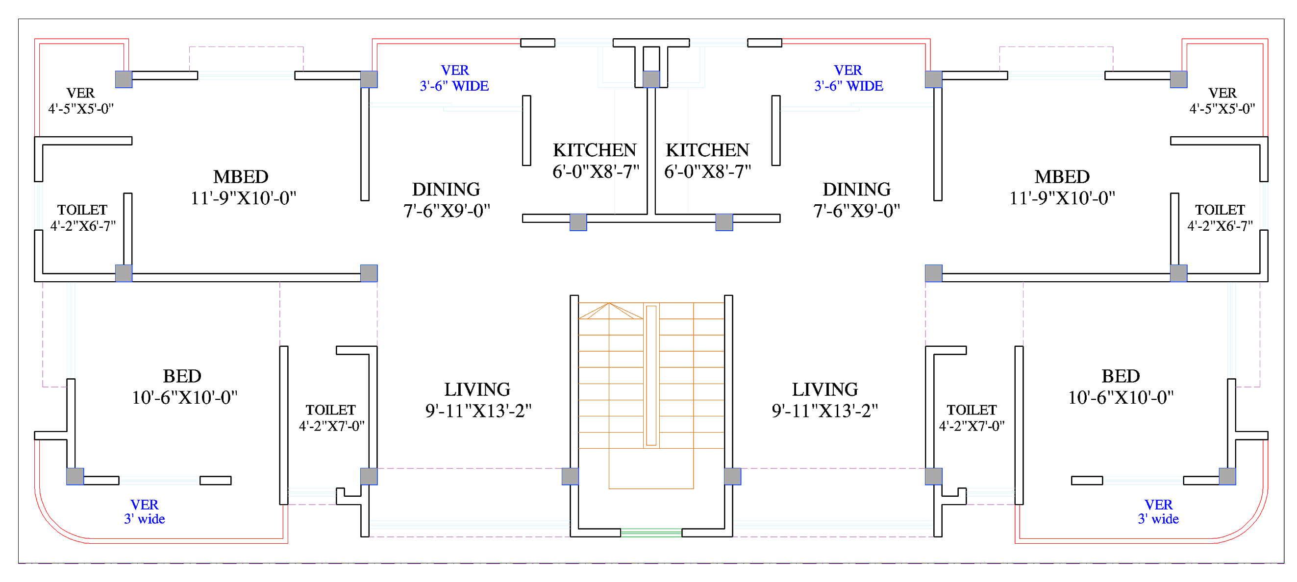 1900 Sq ft first floor plan