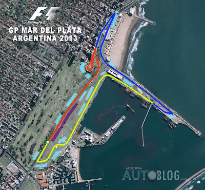 circuito Mar del Plata Formula 1 F1 Argentina circuit