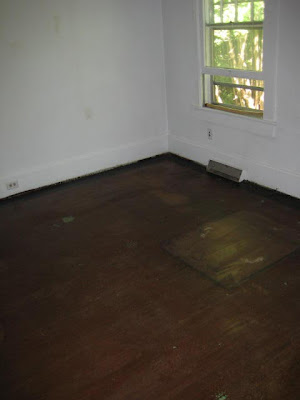 Dining room floor, before