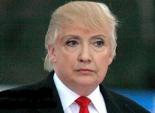 Donald Clinton - Hillary Clinton with Donald Trump's hair