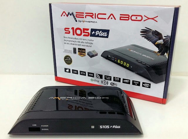 Americabox S105 + Plus Nova Atualização V2.23 - 18/10/2018