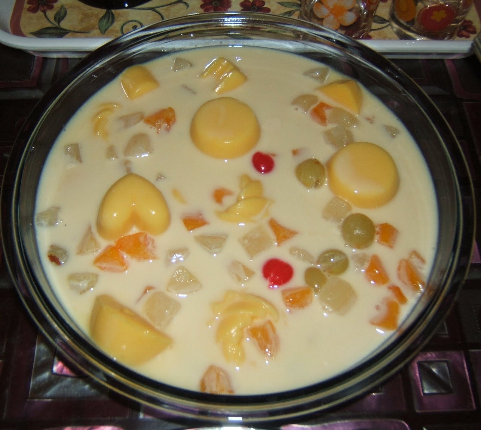 Kitchenela: PUDING KASTARD BERKUAH