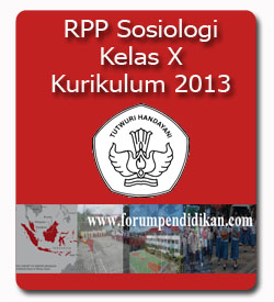 RPP Sosiologi Kelas X | Kurikulum 2013