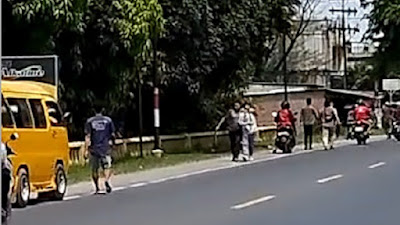  Viral Tawuran di Jalan Lintas Medan-Aceh, Begini Penjelasan Polisi