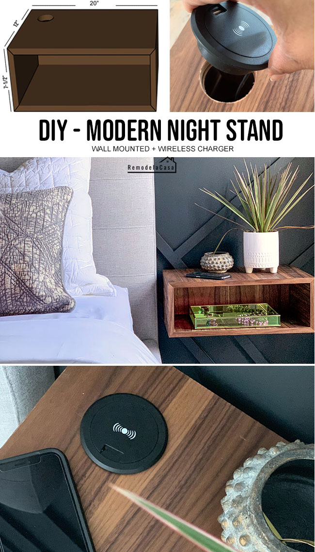 floating nightstand