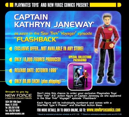 Star Trek Voyager Janeway Exclusive Action Figure Newforce