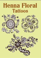 Henna floral temporary tattoo design for your styles