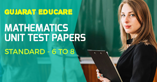 STD-6 Maths test papers,Sem 1 & 2