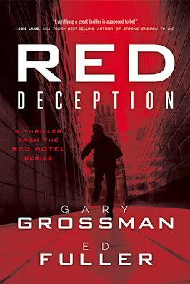 book cover of spy thriller Red Deception by Gary Grossman and Ed Fuller
