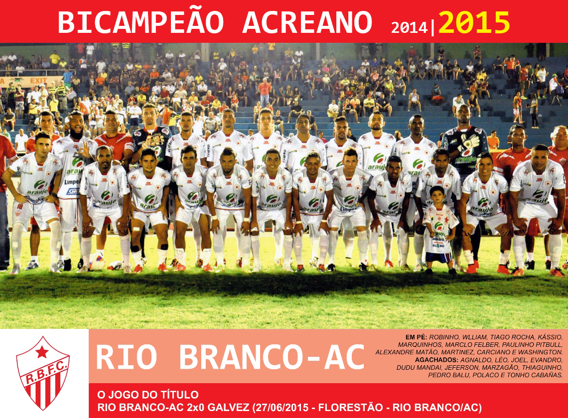 Maior campeão do Acre, Rio Branco FC lança campanha para cobrir