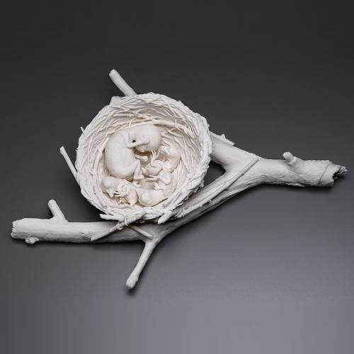 kate macdowell esculturas corpo animais natureza