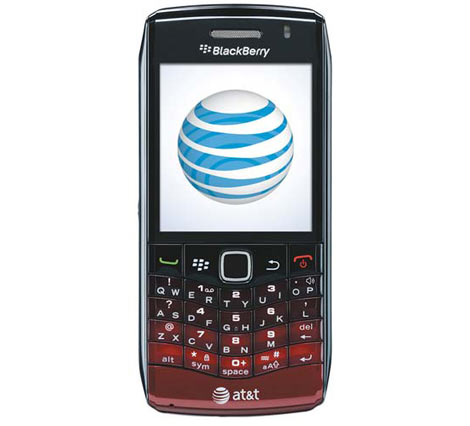 BlackBerry Pearl 9100 3G Red. The AT&T's BlackBerry Pearl 9100 3G works on