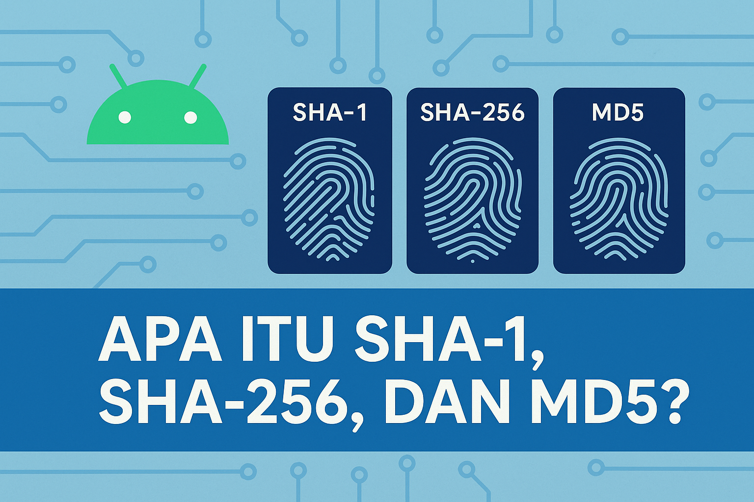 Cara Mendapatkan SHA-1, SHA-256, dan MD5 di Android Studio