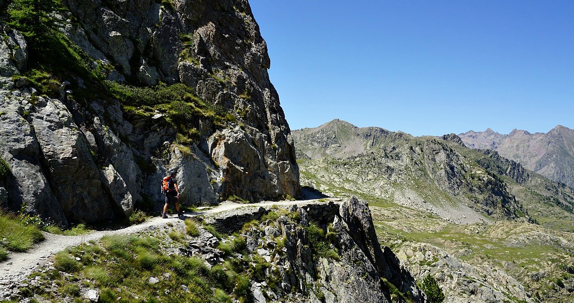 The trail just after Pas de Tesina