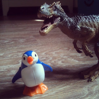 jouets pingouin t-rex