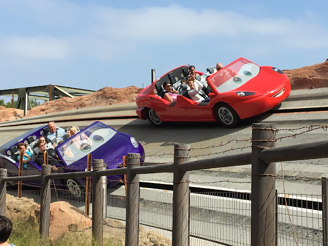 Radiator Springs Racers Ride Vehicles Final Race Cars Land Disney California Adventure