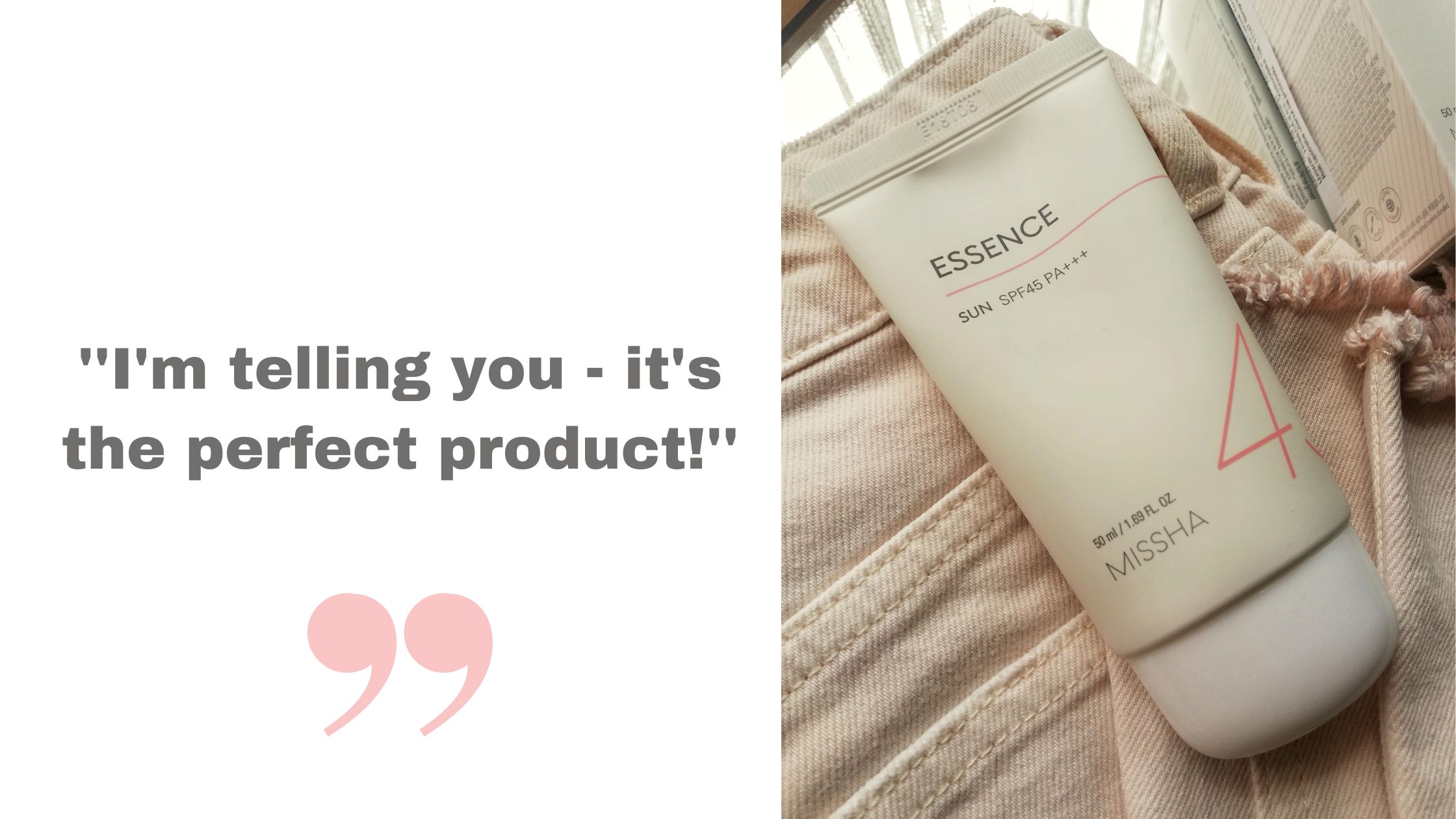 missha essence spf 45