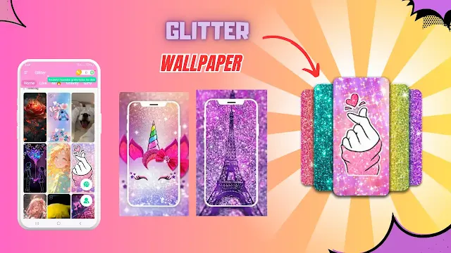 Glitter Wallpaper