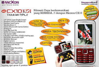 Berapa Harga HP Micxon CX10  Spesifikasi dan Berapa Harga 