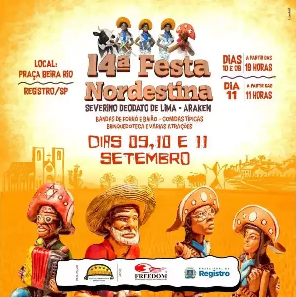 14 Festa Nordestina de Registro-SP está de volta