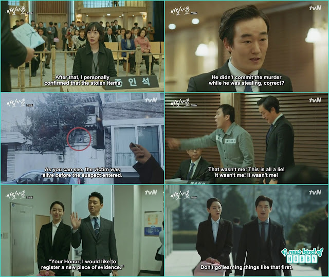 Eun Soo submit the footage evidence in the court and court punish the accuse -  Secret Forest: Episode 1  korean Drama