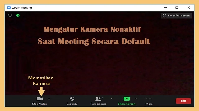 Cara Mematikan Kamera di Aplikasi Zoom di HP