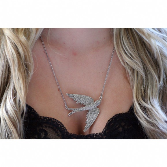 Flying Bird Necklace