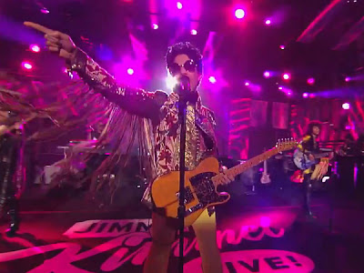 Prince Stops By Jimmy Kimmel - Turns It Out! 