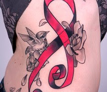 ribbon tattoos