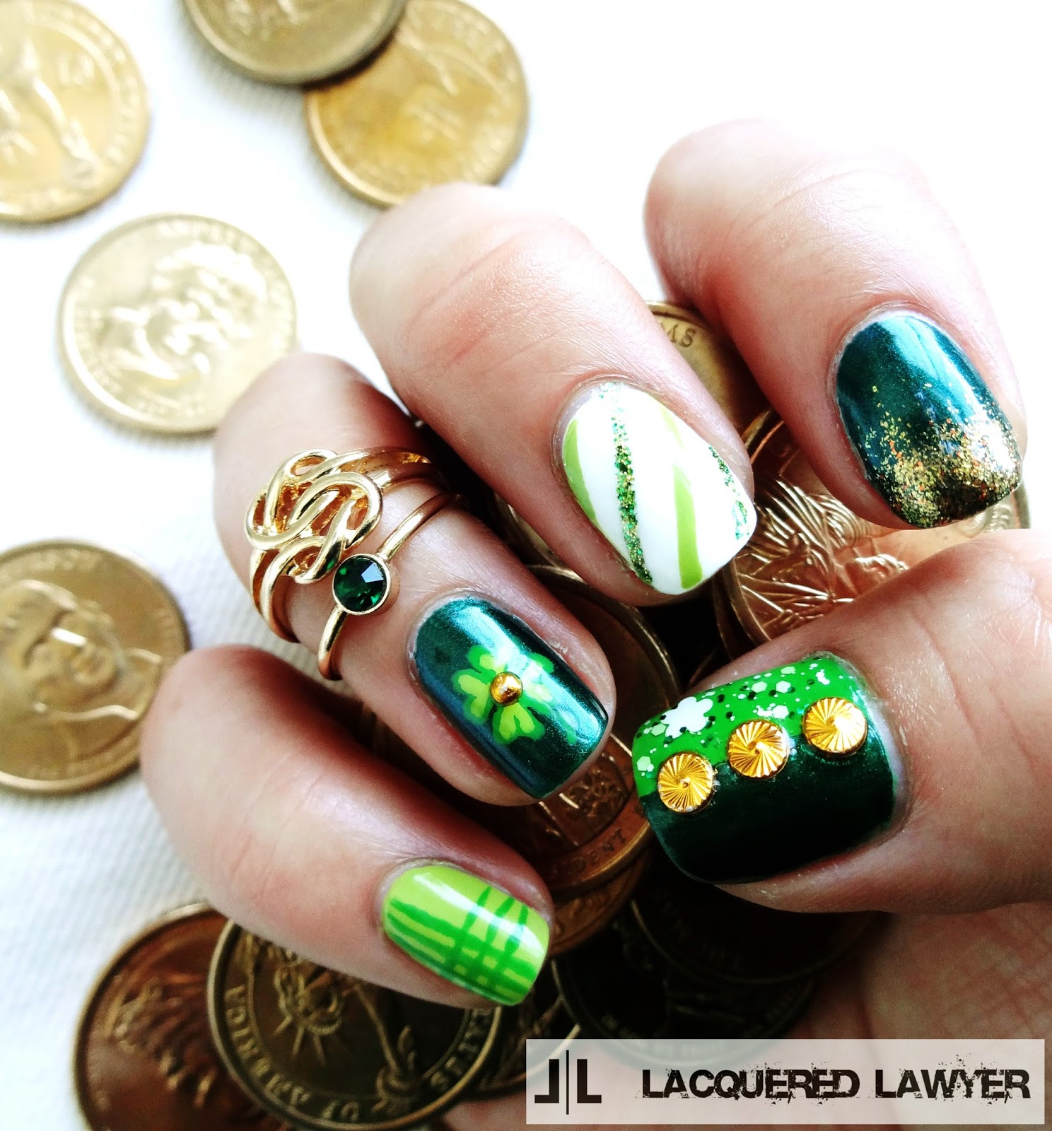 St. Patrick's Day Nail Art