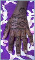 henna tattoo tribal style