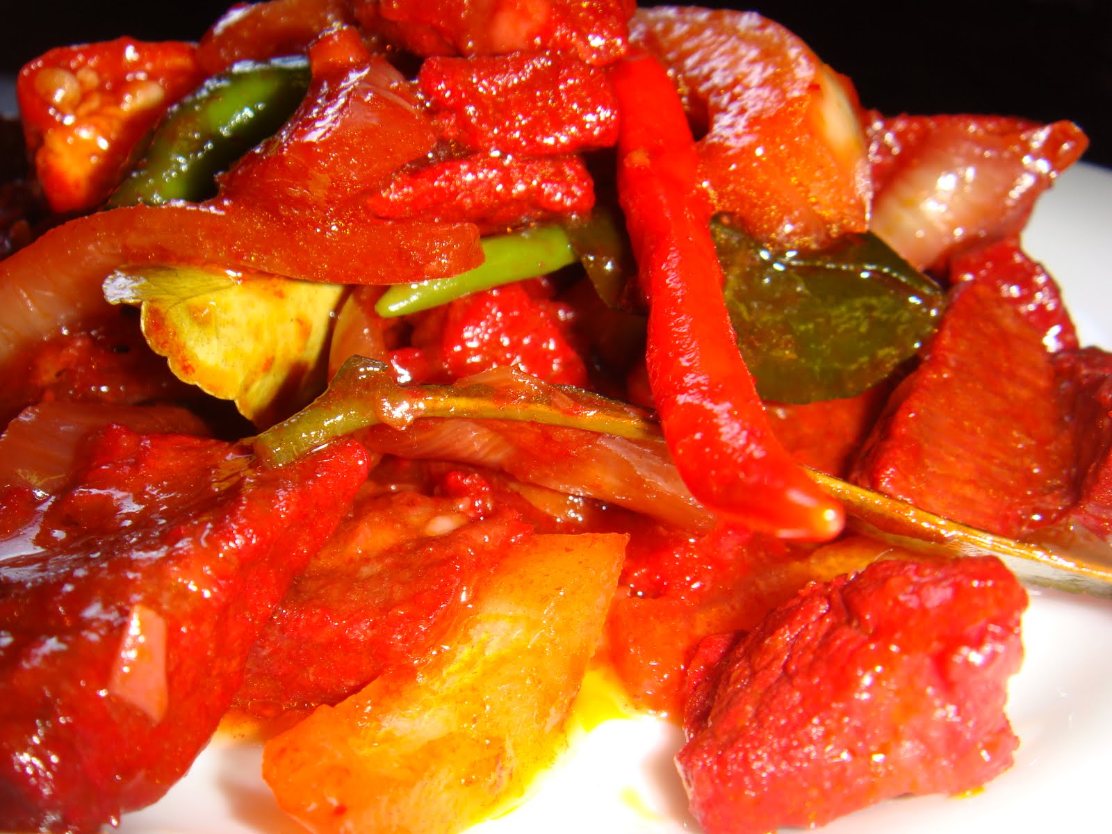 JINTAN MANIS: DAGING MASAK MERAH